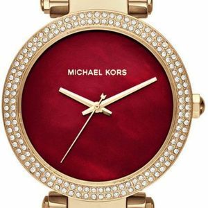 New Michael Kors 39mm Parker Red Watch! w/ box